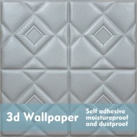 Home Decoration PE Foam Self Adhesive Leather Wallpaper Wallcovering
