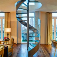 New Spiral Staircase Design Indoor Luxury Staircase for Villa
