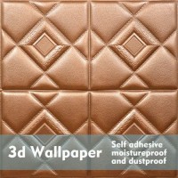 Colourful Cheap 3D PE Foam Brick Wallpaper Wallcovering