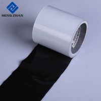 70 Micron Low Adhesion PE Surface Protection Black White Film for High Glossy ACP Sheets