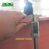 1220x2440X18mm Red Color Fireproof MDF for Interior Furniture