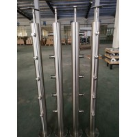 Custom OEM Decoration ISO9001 Outdoor/Indoor Metal Stainless Steel Glass Clamp/Railing/Handrail/Balu