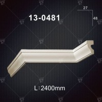 Directly Factory Sale PU Carved Plain Cornices Mouldings with Lowest Price