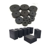 Customized OEM Anti Vibration Wear Resistant Shock Absorber Damping Rubber Pad Rubber Block Rubber M