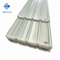 Fiberglass Corrugated Insulated Roofing Sheet FRP GRP UV Roof Tile for Metal Frame Storage Warehouse