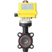 High Quality Plastic Lug Type Electric Actuator Butterfly Valve Level PVC Lugged Wafer Manual Butter