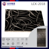 E1 Grade High Gloss UV Coated PVC MDF / Plywood for Cabinet Door (LCK2018)