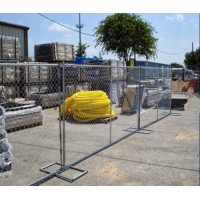 Outdoor 6X10FT Galvanized Chain Link Temporary Fence Panel for Rent