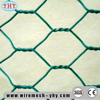 2' Height 1" Opening Electro Galvanized Hex Wire Netting for Poultry Fence