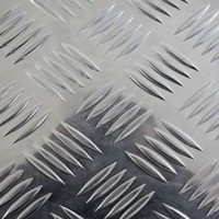 China Wholesale Aluminium / Aluminio / Alumina Checker Plate / Aluminium Tread Plate 5 Bar