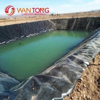 1.0mm 100% Virgin HDPE Smooth Anti-Seepage Geomembrane for Fish Pond Liner Landfill Mining Water Res