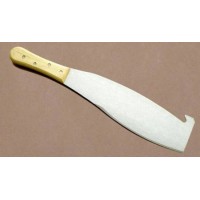 Carbon Steel Sugarcane Machete with Wood and Plastic Handle