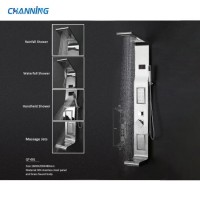 Channing Shower Mixer Rainfall Waterfall Shower Head with Temperature Sensor and Seat (QT-081)