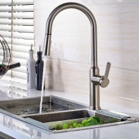 Pull out Brass Kitchen Faucet