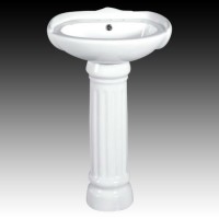 Ceramic Pedestal Basin for Hand Washing (No. 605)