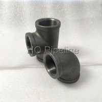 China ASTM a-197 Malleable Iron Pipe Fittings of Black 90elbows/ Tees