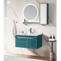 Modern Wall Mounted LED Light Mirror Cabinet Bathroom Cabinet