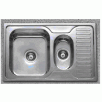 Double Bowl Stainless Steel Kitchen Sink (Kid7850)