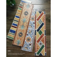 Building Projects Different Color Ceramic Porcelain Rustic Art Skirting Tile Zf-TF-075
