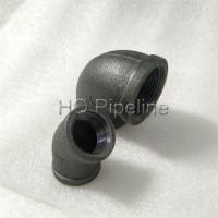 ASTM a 197 Black Malleable Iron Pipe Fittings with Banded  Beaded Elbows