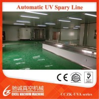 Automatic UV Spray Line/UV Paint Spraying Machine/ UV Coating Metalizing for Cosmetic Caps ABS/PP Ma