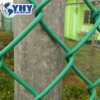 10 Gague Vinyl Coated Cyclone Wire Security Chain Link Fence
