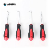4PCS Extra Long Hook and Pick Car Automotive Set Seal Remover Craft Hobby Tool Straight/Offset/90 De