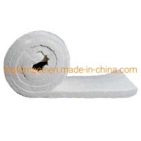 1050 Common 25mm Thickness Density 96 Kg/M3 Ceramic Fiber Wool Blanket for Pipe Insulation  High Tem