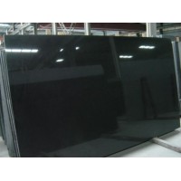 Wholesale Chinese New Shanxi Absolute Black Granite Slab for Kitchen Cabinet Cover