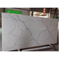 Promotional Discount on Blanco Marble Looking Calacatta Quartz for Indoor Building Materials