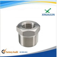 Pneumatic Factory 1/2" Male Hex Nipple Stainless Steel 304 Threaded Pipe Fitting NPT Pipe Conne