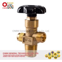Qf-2A High Pressure 15MPa CO2 Brass Gas Valve Liquied Carbon Dioxide Cylinder Valve with Safety Devi