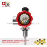 Qf-H30A1 Gas Cylinder Valve Made in China Red Gauge Scba Valve with Filling Station for Carbon Fiber