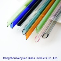 Curved Stained Glass Straws