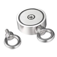 Fishing Magnet Pot with a Eyebolt Recovery Neodymium Searching Salvage