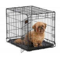 Pets Dog Crate Single Door & Double Door Foldable Metal Dog Crates 18  22  24  30  36  42  48 Inch D