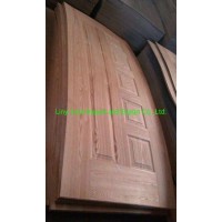 New Design Interior Decorative Natural Wood Veneer MDF Moulded Door Skin for Door