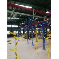 China Factory Supply Customize Adjustable Liquid Powder Coating Production Line for Furniture Painti