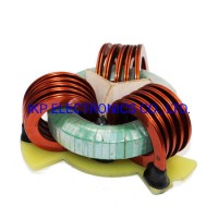 Customized 3 or 4 Phase Flat Wire Vertical Winding High Current Choke Coils for Solar Energy