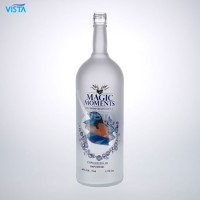375ml 37.5cl 500ml 50cl 750ml 75cl1000ml 100cl Spirit Liquor Vodka Whisky Water Glass Bottle with Sc
