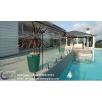 10mm  12mm Framless Tempered Glass Pool Fencing with Ce  AS/NZS2208