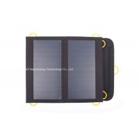 China High Efficiency 13W 5V Portable Foldable Solar Panel Charger with USB Port for Powerbank Lapto