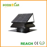 50W Solar Roof Vent Attic Fan Working 24 Hours Day and Night