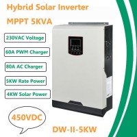 Solar Hybrid Inverter 450VDC 5000W 80A MPPT 48V 220V