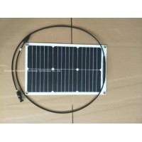 20W 20V 12V High Efficiency Mono Sunpower Flexible Solar Panel for Yacht  RV Boat  Caravan  12V Batt