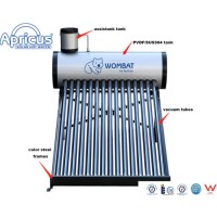 Apricus Domestic Heating System Evacuated Tubes Non-Pressurized Solar Water Heater (150L. 180L. 200L