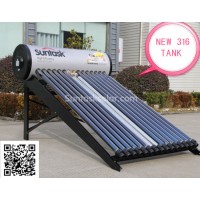 Compact Pressurized Solar Geyser with 25degree Flat Frame