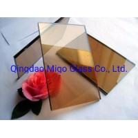 Reflective Glass Tinted Low-E Float Glass Tempered Glass for Building Windows Door