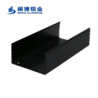 Good Price Customized Rectangle/Round/ C Channel/ U Channel Shape Anodized Black/Silvery Aluminum Al