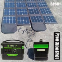 Latest High Quality Lithium Batteries Solar Portable Power Station with LED Light